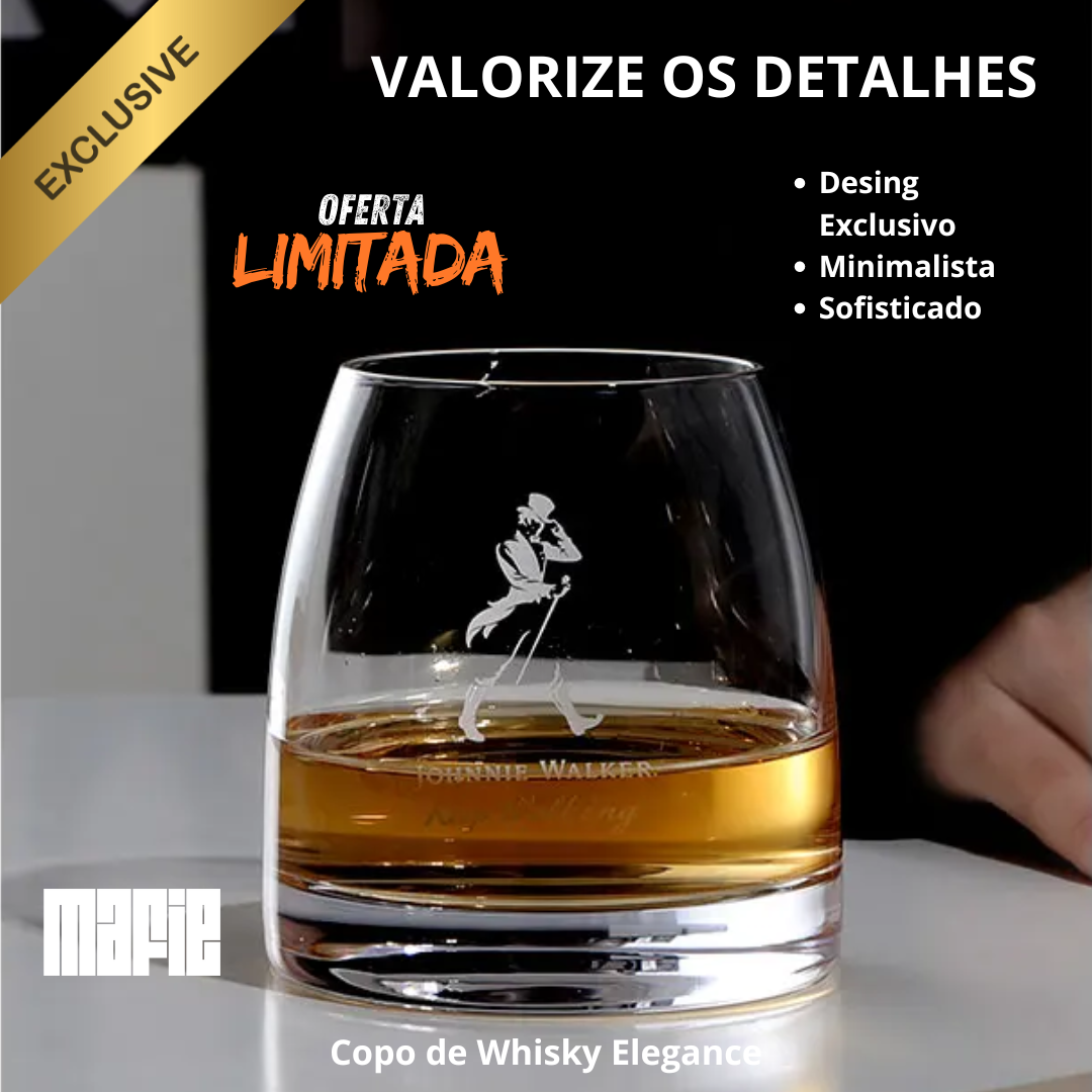 Copo de Whisky Elegance A