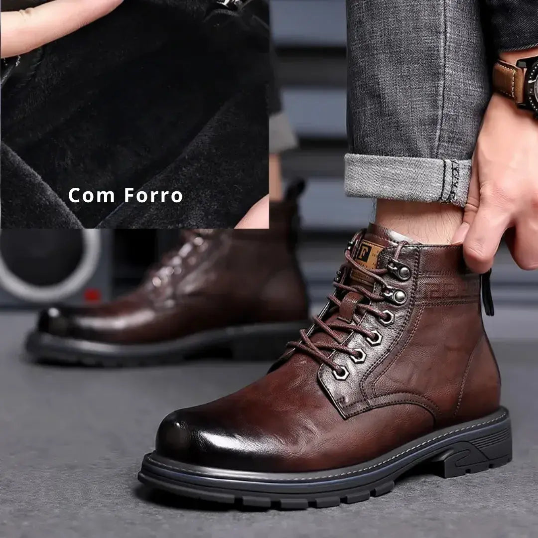 Bota Casual de Couro Noble Strider