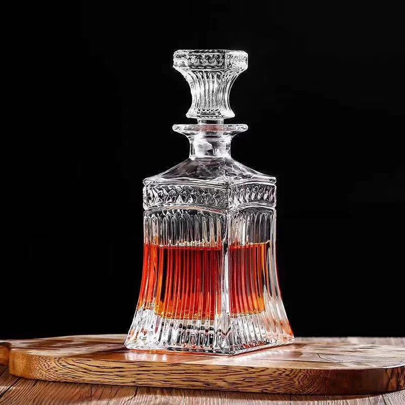 Garrafa Decanter de Vidro Texturizado - Mafie